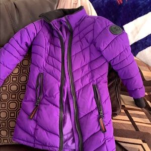 Purple girls winter jacket